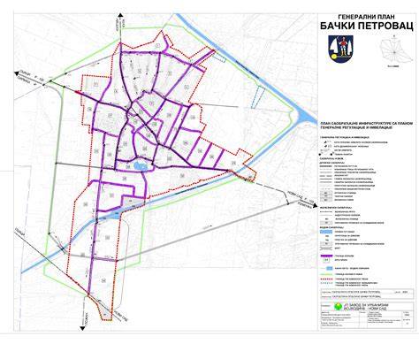 Mapa Bački Petrovac s ulicami