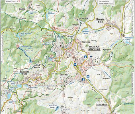 Turistická mapa Zlatej Idky a okolia