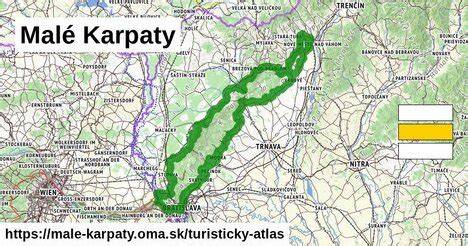 Mapa CHKO Malé Karpaty