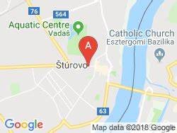 Mapa Štúrova a Vadašu