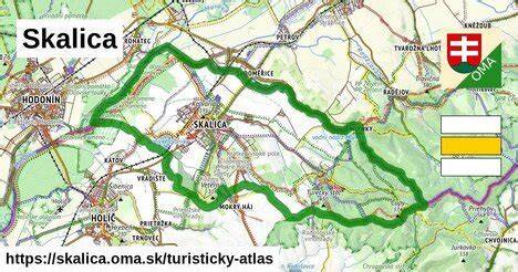 Skalica Kalvária turistická mapa