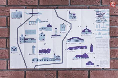 Mapa pamiatok a mostov vo Vroclave