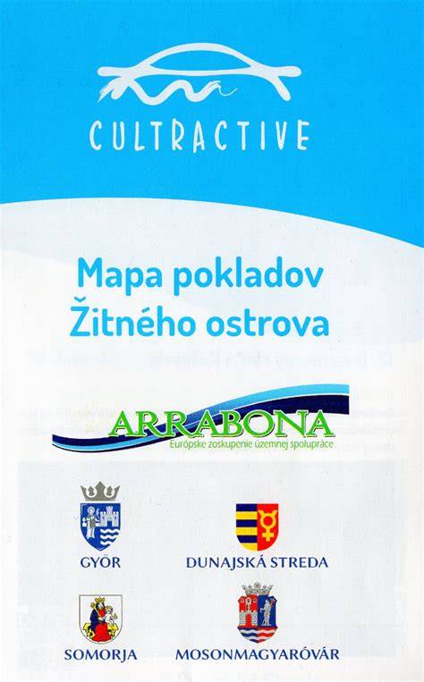 Mapa Žitného ostrova a Podunajska