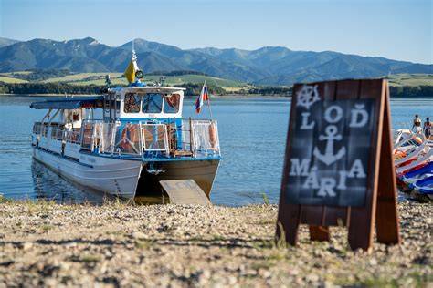 Katamarán Mária na Liptovskej Mare