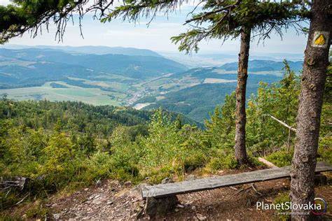 Smrekovica Branisko panoramatická vyhliadka