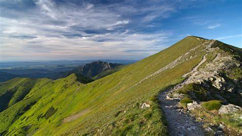 Horské lúky Kravcová Branisko panoráma